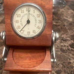 Germaine Montbrery Wooden Desk Clock
